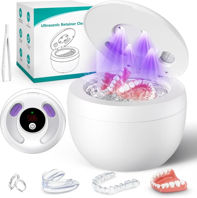 Imagen de Upgraded Ultrasonic Retainer Cleaner 200 mL 🦷 en OfertitasTOP