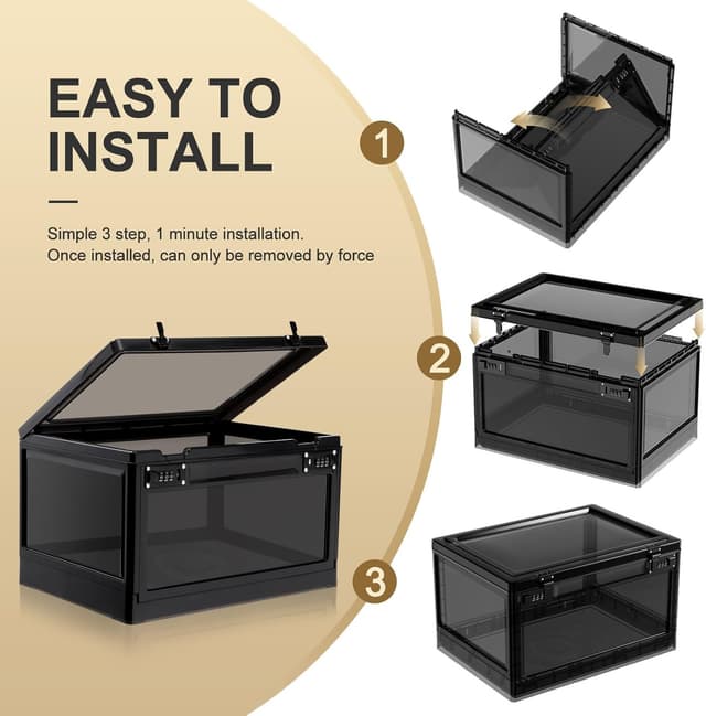 Detalle 2 de Lalifebuss Abschließbare Box 38x27,5x23 cm