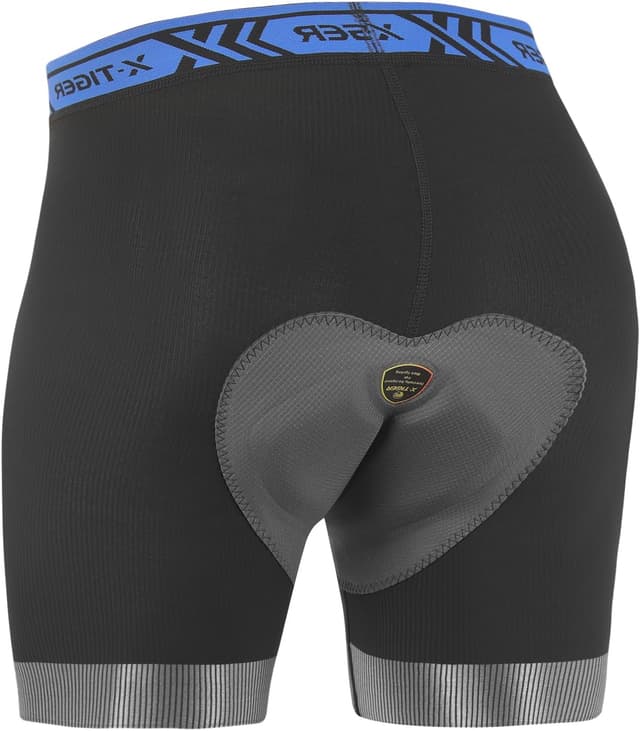 Imagen de X-TIGER Pantaloncini ciclismo uomo imbottiti in spugna traspiranti MTB boxer en OfertitasTOP