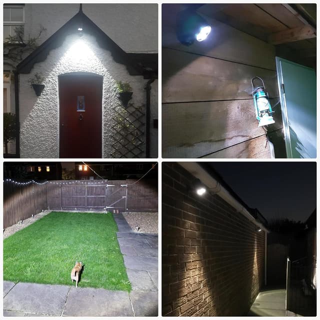 Thumbnail 6 de NICREW Bewegungsmelder für außen 2x4 LEDs