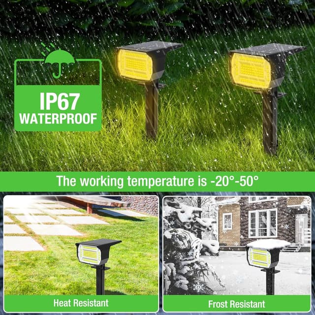 Thumbnail 6 de LOTMOS solar spot lights 72 LED