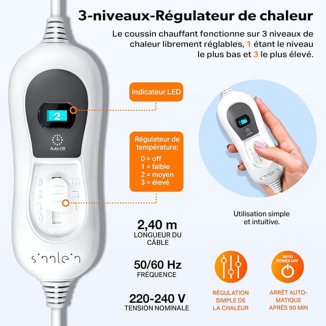 Thumbnail 2 de sinnlein Coussin Chauffant 60x85 cm