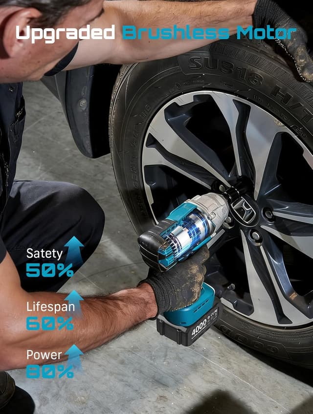 Thumbnail 4 de Seesii WH700 1/2" Impact Wrench — 479 Ft-lbs