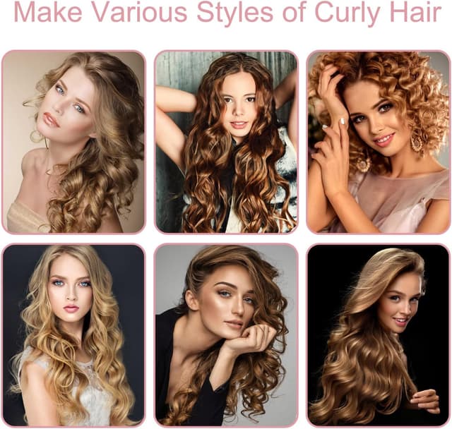 Thumbnail 4 de Bigodini senza calore 5 pezzi per capelli 🎀