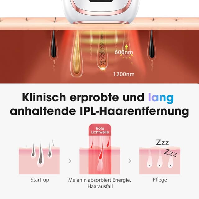 Detalle 2 de Haarlosy IPL 999,900 Lichtimpulse mit Kühlung