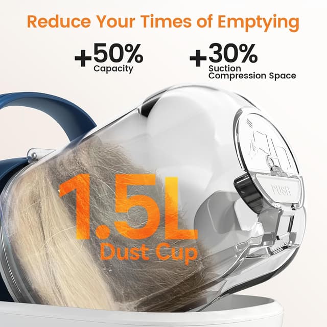 Thumbnail 6 de oneisall Dog Grooming Vacuum 1.5L Dust Cup