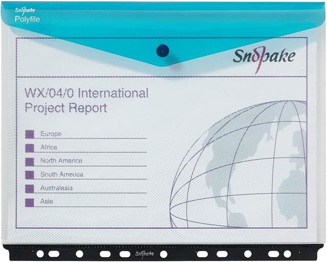 Thumbnail 4 de Snopake A4 High Capacity Polyfile RingBinder