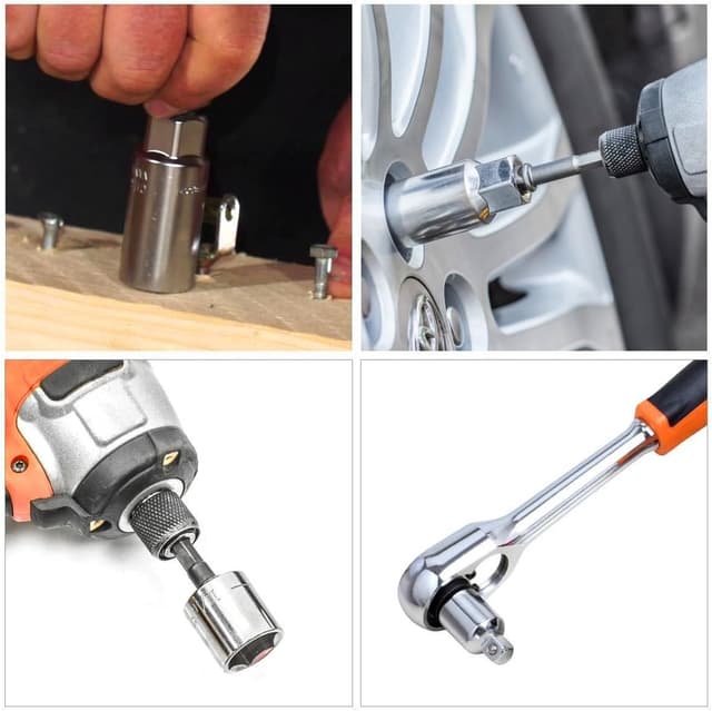 Detalle de Newder Adaptador para Llave de Carraca 1/4