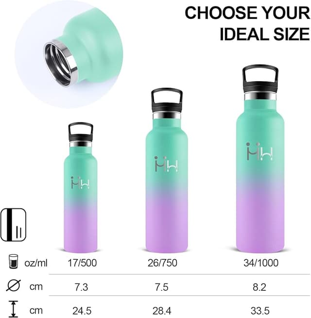 Thumbnail 4 de Botella de Agua Térmica Inox 750ml con Filtro y Pajita 🚰