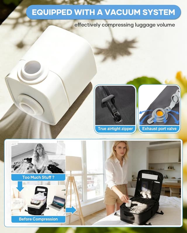 Detalle de BJLFS Zaino Ryanair 40x30x20 sottovuoto