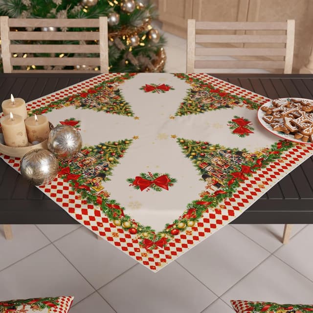 Detalle 2 de PETTI Artigiani Centrotavola Natalizio 90x90 cm 🎄