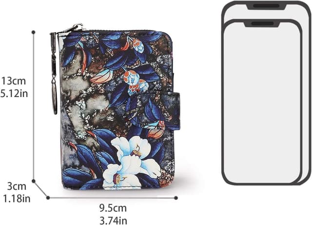 Detalle 2 de Portafoglio donna con cerniera 10,2x13,5x4