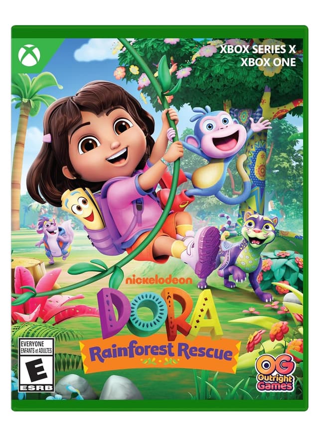 Detalle de Dora: Rainforest Rescue for Xbox Series X (Solo or Local Co-Op Adventure)