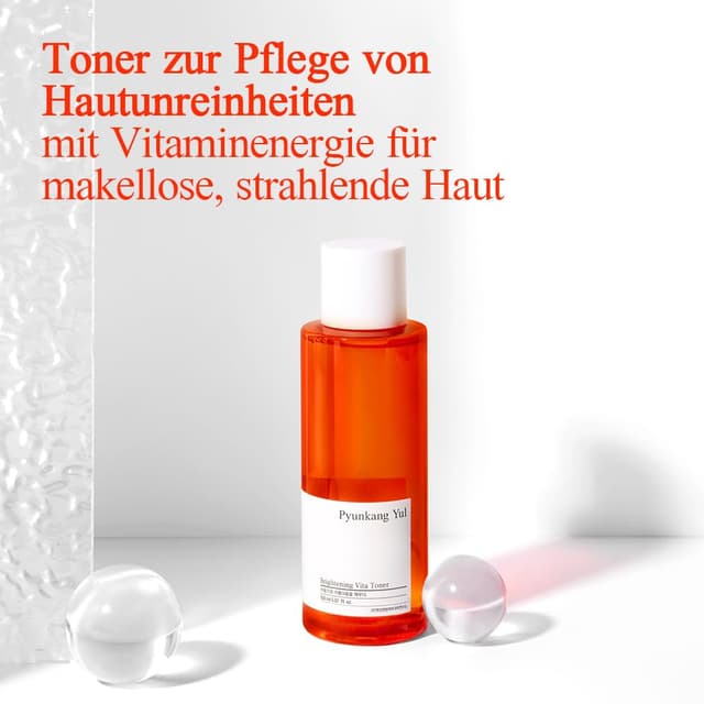 Detalle de Pyunkang Yul Brightening Vita Toner mit Vitamin C & Niacinamid – Aufhellender Vita-Toner für klärende Pflege