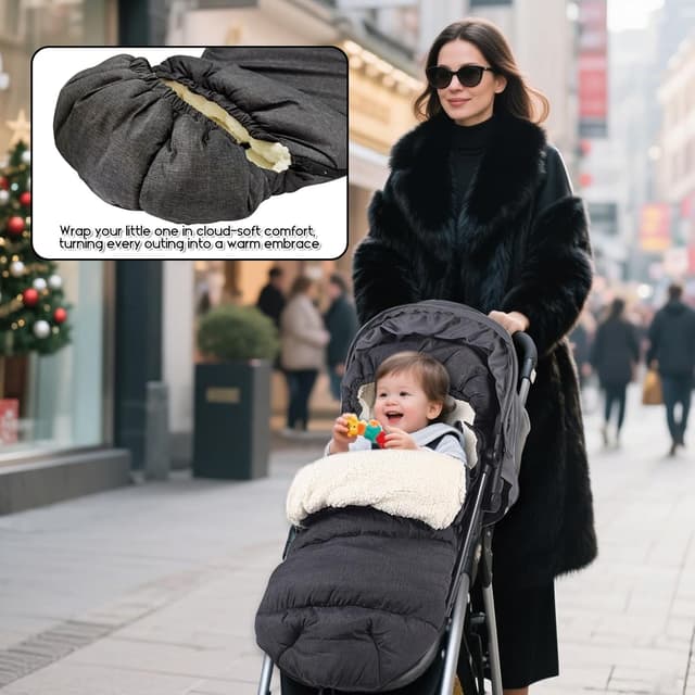 Thumbnail 5 de Chancelière universelle pour poussette avec harnais 3/5 points