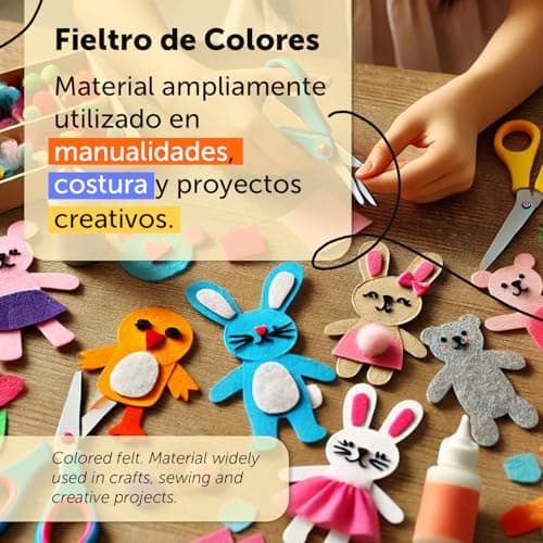 Thumbnail 2 de m-office Fieltro 40x60 cm azul claro, pack 10 unidades