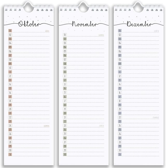 Thumbnail 4 de Geburtstagskalender 10,5 x 29,7 cm zum Selbstgestalten