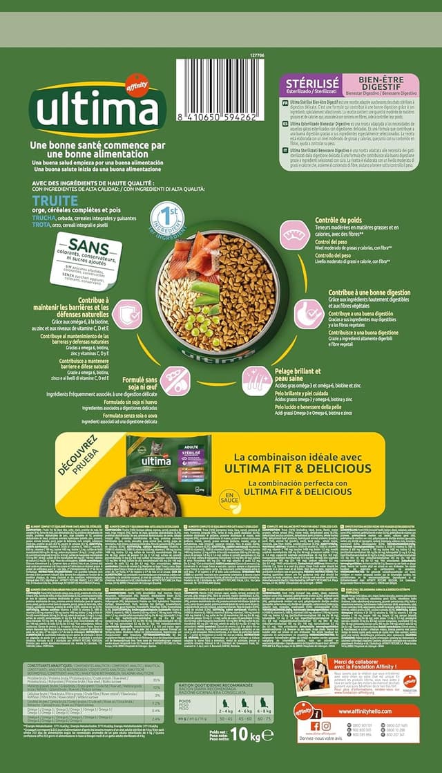 Thumbnail 4 de ultima Benessere digestivo 10 kg 🐱