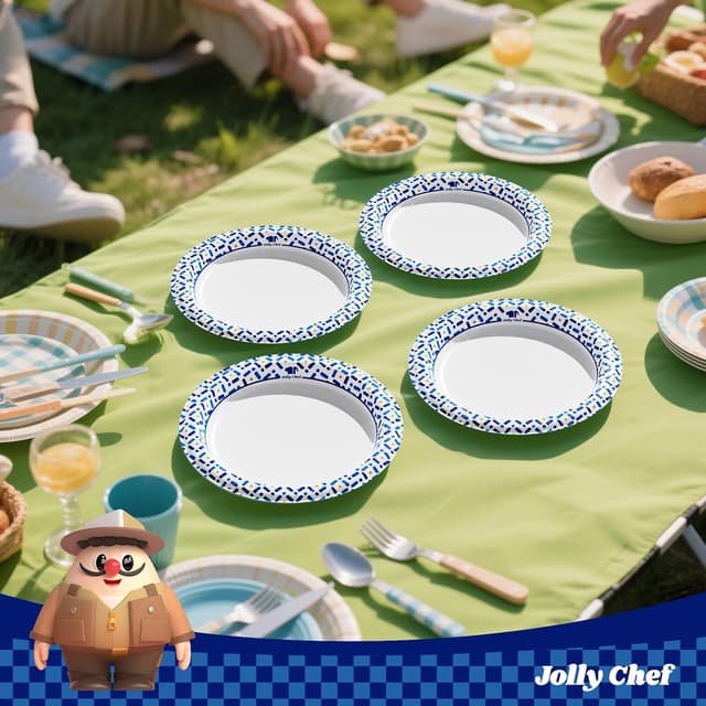 Thumbnail 6 de JOLLY CHEF 8.5 Inch Paper Plates 300 pack