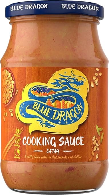 Imagen de Blue Dragon Salsa Satay Indonésica Cremosa 🥜 385g en OfertitasTOP