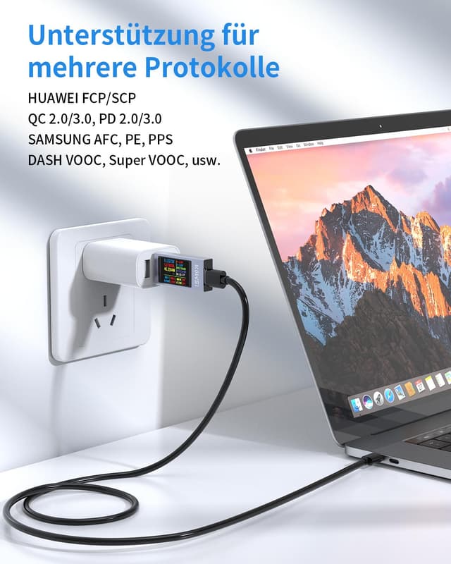 Detalle 2 de YEREADW KWS-2303C USB C Tester 4-30V