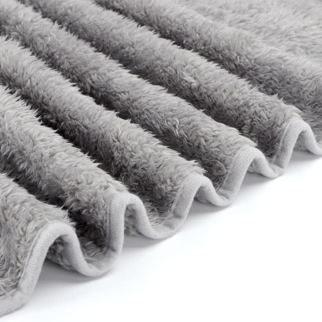 Thumbnail 3 de Nobleza Morbida Coperta in pile 120x100 Grigio