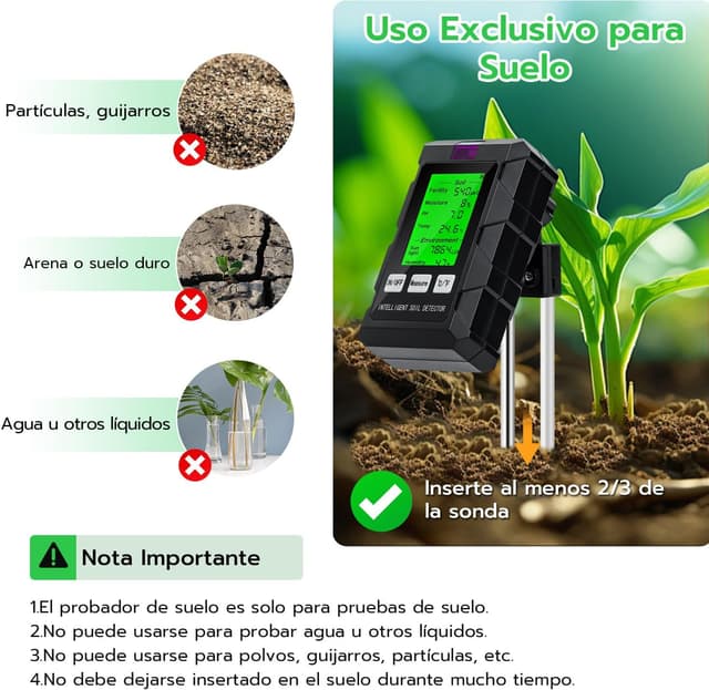 Thumbnail 6 de Wigearss Medidor de Suelo 6 en 1