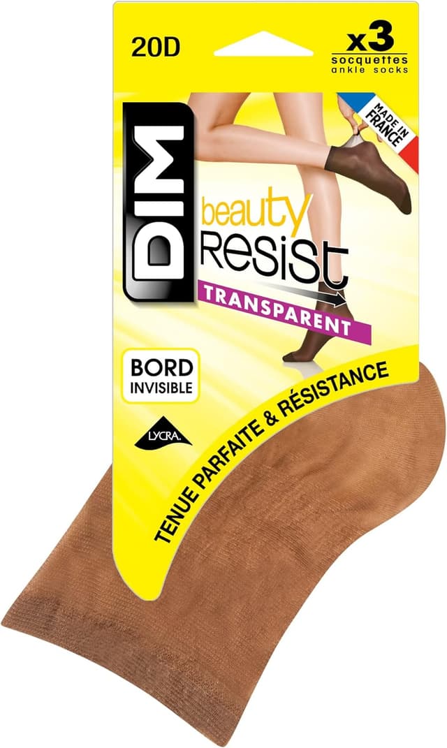 Detalle 2 de Socquettes transparentes DIM Beauty 6 paires