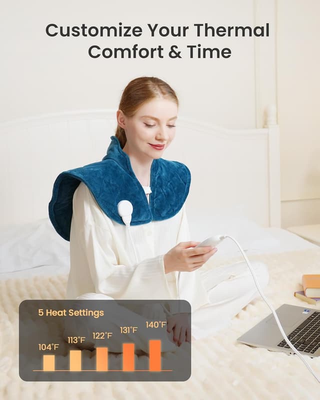 Thumbnail 4 de 1170G Gewichtetes Heizkissen Nacken Schultern