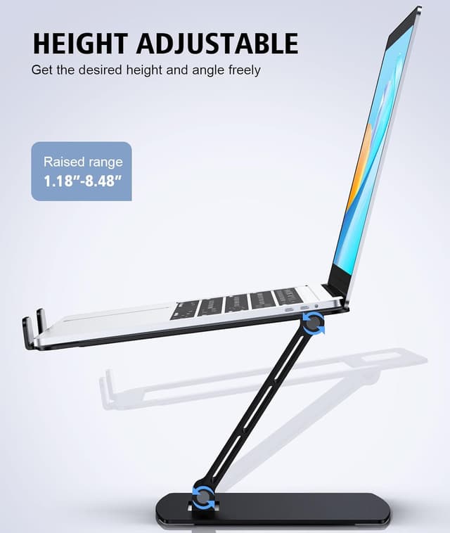 Detalle 2 de Glangeh Laptop Stand Adjustable Height for 10-16