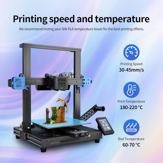 Detalle de GIANTARM Silk PLA Filament 1,75 mm (±0,02 mm) tricolor Rot+Grün+Blau, 1 kg – vakuumverpackt