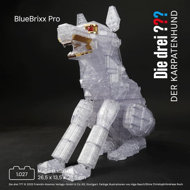 Detalle de BlueBrixx Pro 108499 Karpatenhund mit 1027 Steinen