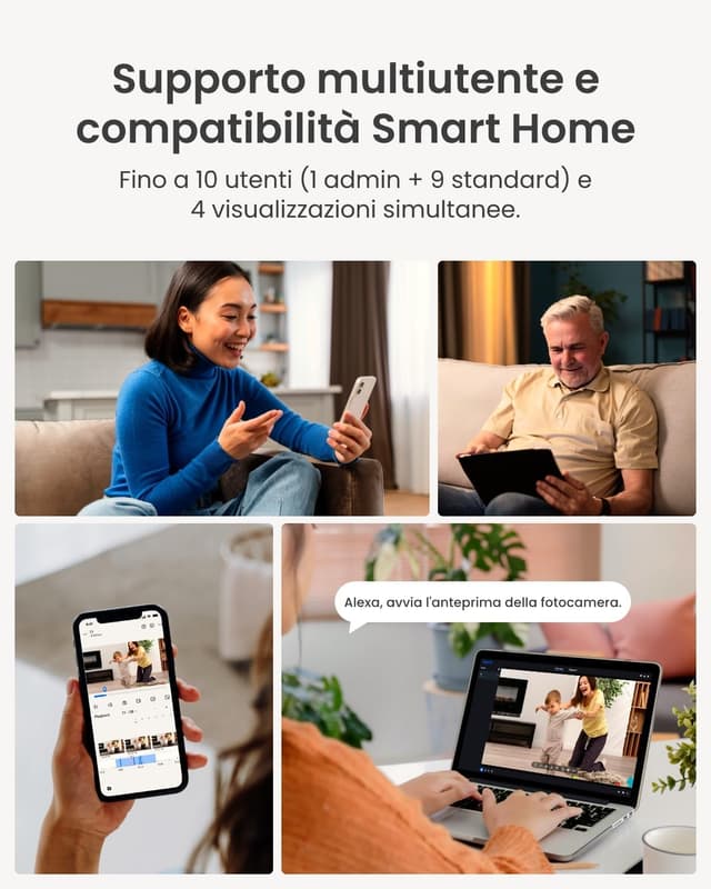 Thumbnail 6 de Reolink E1 Telecamera WiFi 4MP