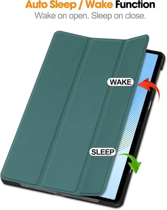 Detalle de idudao Case for Honor Pad X9 (11.5 inch, 2023) slim hard folio cover in green