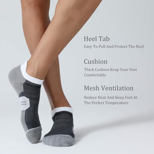 Thumbnail 4 de CS CELERSPORT Men's Running Ankle Socks 6-pack