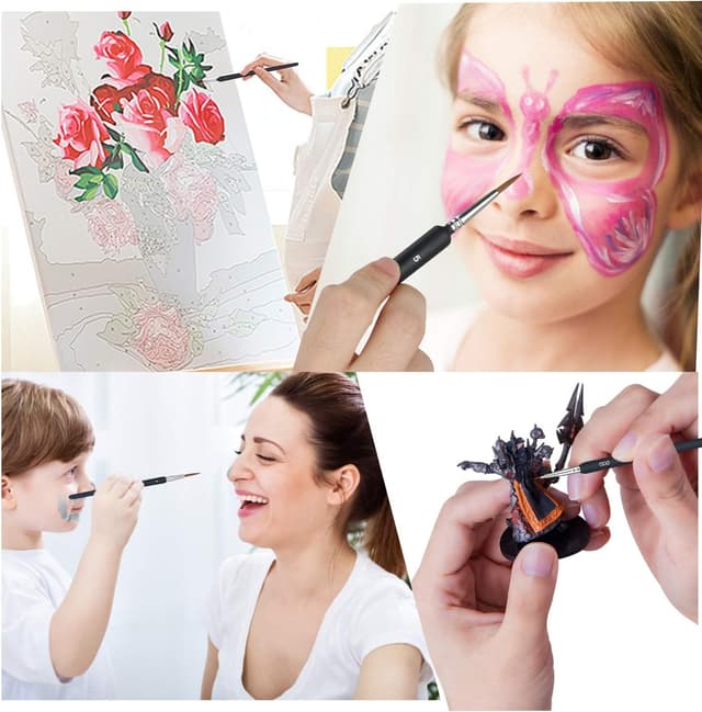 Thumbnail 6 de Juego de pinceles 10 piezas para pintura acrílica