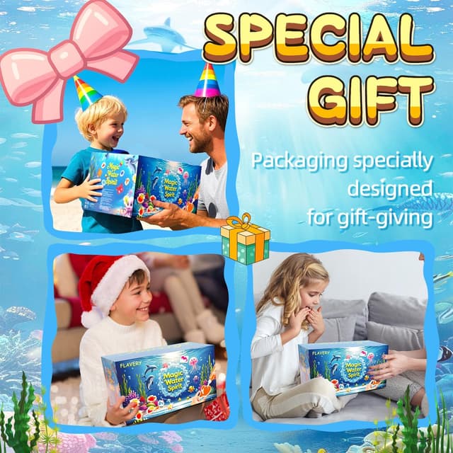 Thumbnail 6 de Flavery Magic Water Elf 3D Aqua Gelz Set mit 20 Farben & 24 Formen – Bastelset für Kinder ab 6 Jahren