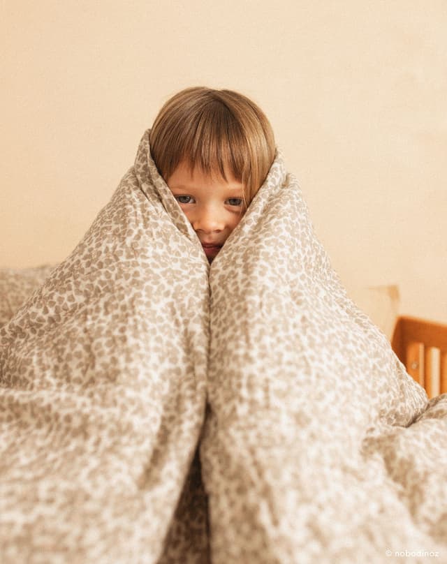 Thumbnail 1 de Nobodinoz Wabi-Sabi - Juego de funda nórdica infantil doble gasa 🛏️