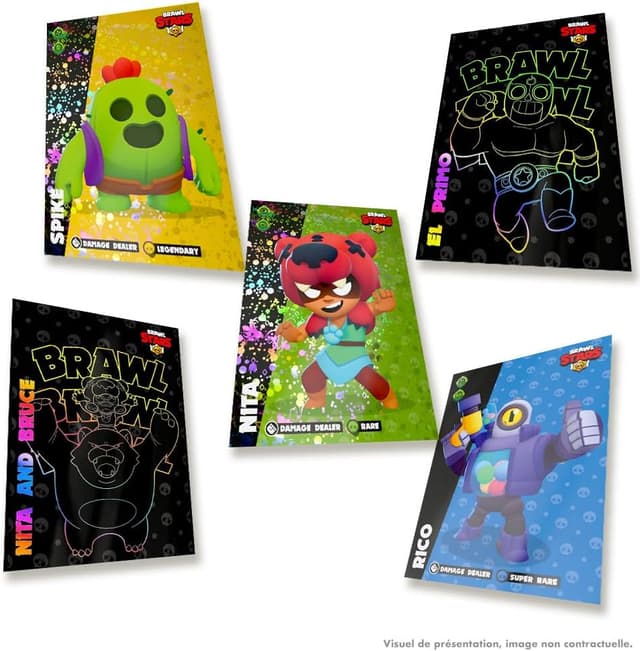 Thumbnail 6 de Panini Brawl Stars Trading Cards Blister: 5 Hüllen + 2 Limited-Edition-Karten