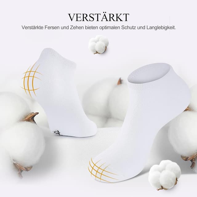 Detalle 2 de Niorasen Sneaker Socken 10 Paar Baumwolle