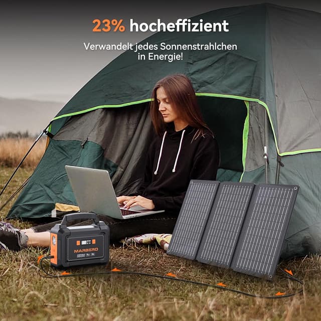 Detalle 2 de MARBERO Portable Power Station 98Wh mit Solar