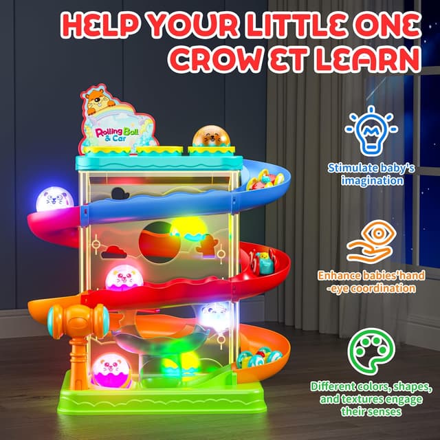 Detalle 2 de Stay Fun 2-in-1 Rolling Ball Track