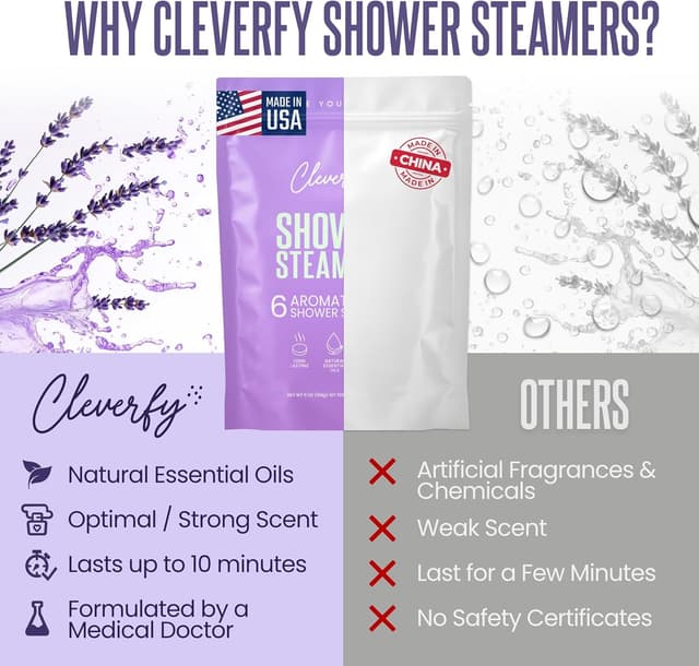 Thumbnail 5 de Cleverfy Shower Steamers 6 Tablets