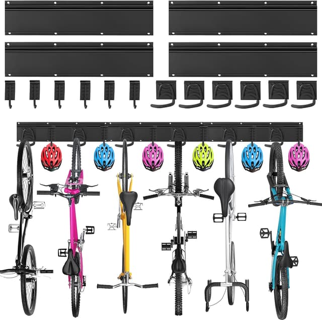 Imagen de Sinoer Portabicicletas de pared para 6 bicicletas 64 en OfertitasTOP