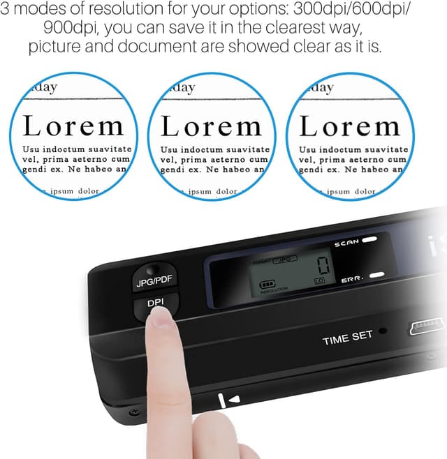 Thumbnail 6 de Scanner per documenti portatile 900 dpi