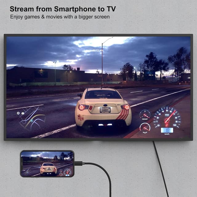 Detalle 1 de BENFEI Cavo USB C a DisplayPort 1,8m