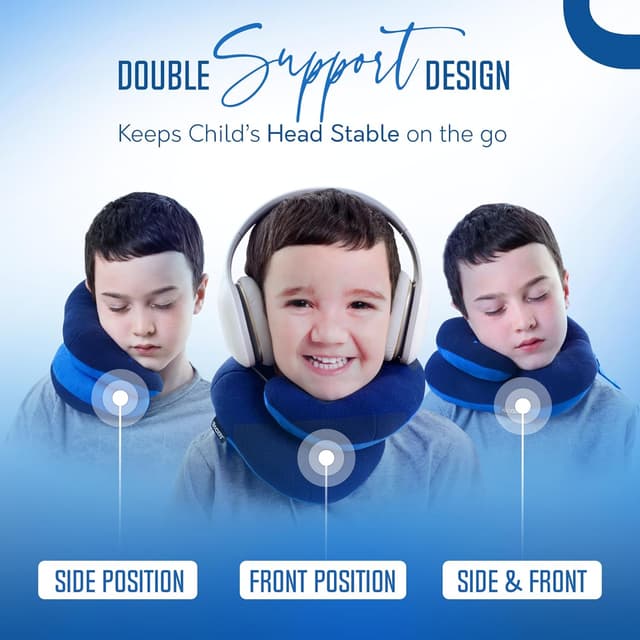 Thumbnail 1 de BCOZZY Kids Chin Supporting Travel Pillow 3–7