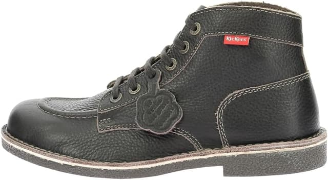 Detalle de Kickers KICKSTONER en noir : derbies homme pour un style sobre et durable