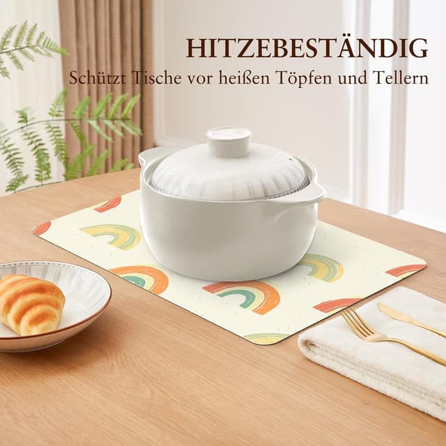 Thumbnail 5 de QIYI Platzsets Kunstleder Set 4er 45×30 cm