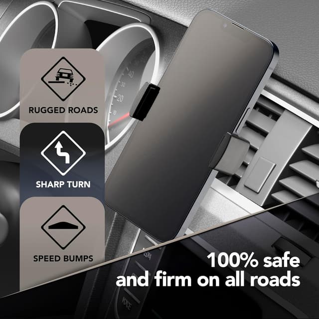 Detalle de cellularline HANDYDRIVEK Auto-Smartphonehalter mit Klemmechanismus und 360°-Drehgelenk